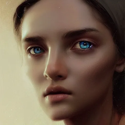 Prompt: a magical AI robot head, highly detailed, digital painting, smooth, sharp, beautiful face, expressive eyes, art by greg rutkowski and alex gray