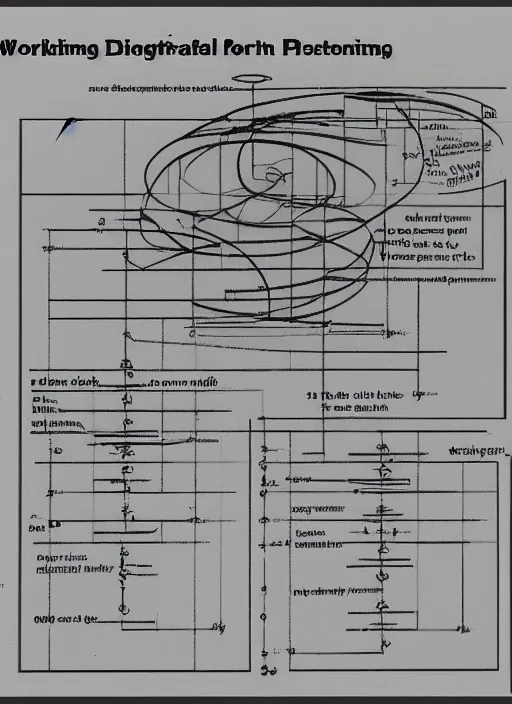 Image similar to working diagrams for a simple operational perpetual motion machine