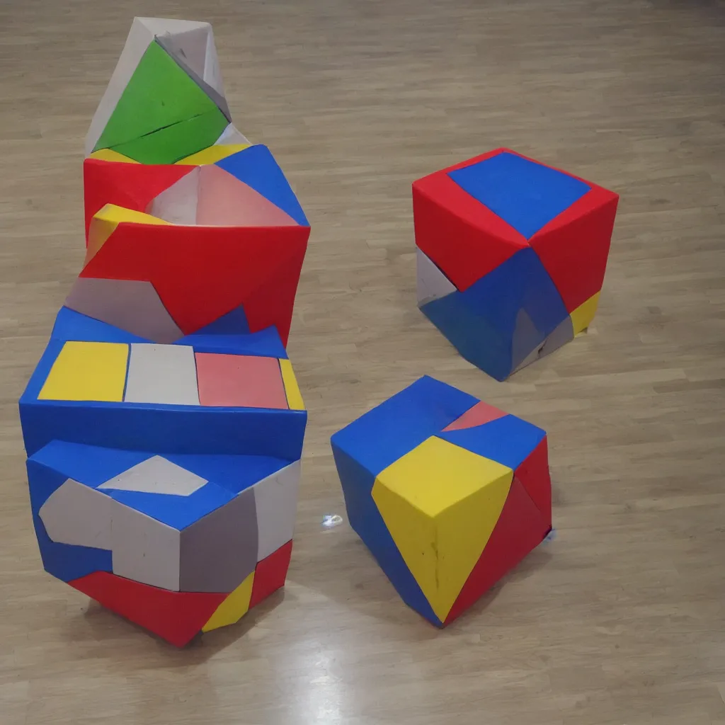 Image similar to a basketball in the shape of a cube