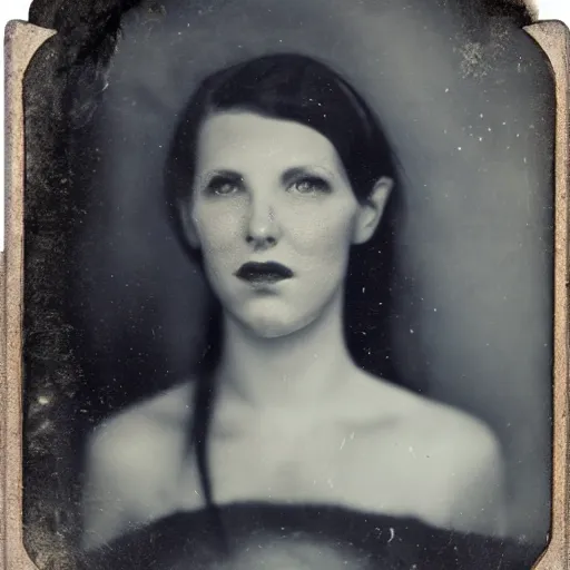 Image similar to underwater tintype photo pretty girl and a shark