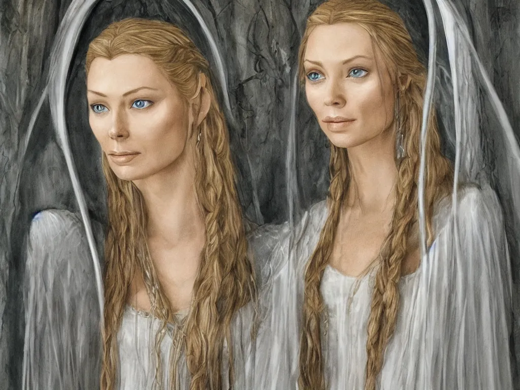 Image similar to beautiful portrait of galadriel