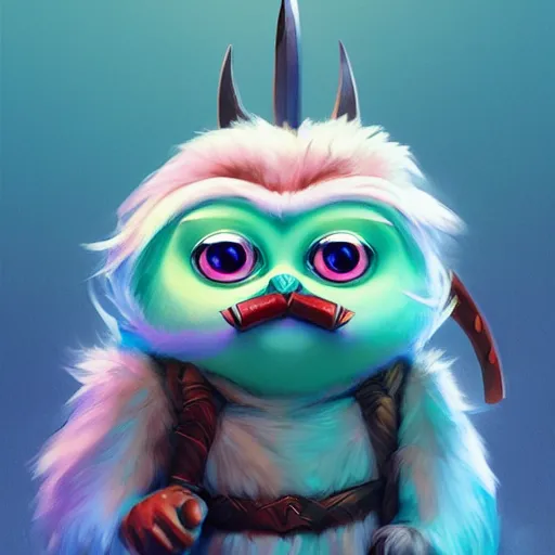 Image similar to viking furby, 2d game fanart behance hd by Jesper Ejsing, by RHADS, Makoto Shinkai and Lois van baarle, ilya kuvshinov, rossdraws global illumination, flat design