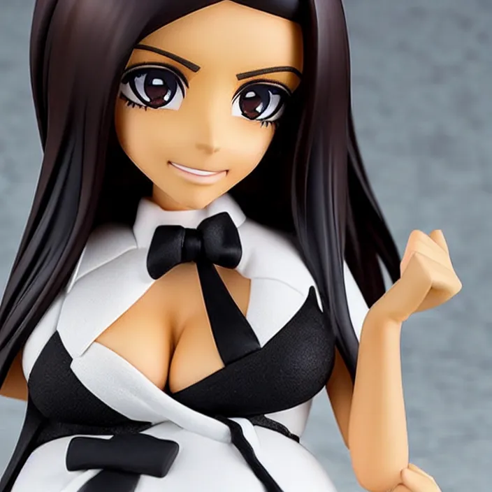 Image similar to kim kardashian, an anime nendoroid of kim kardashian, figurine, detailed product photo