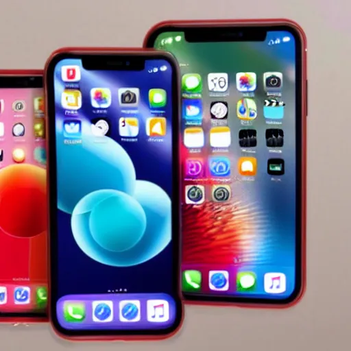 Image similar to an apple ad for a new iphone, beautiful, colorful