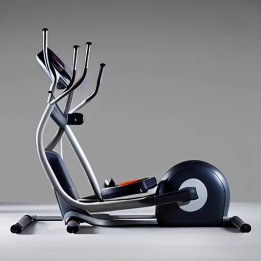 Prompt: jonathan ive dieter rams elliptical exercise machine