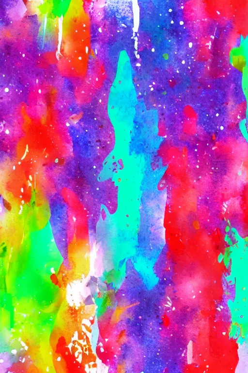 Prompt: digital background of dripping watercolor paint