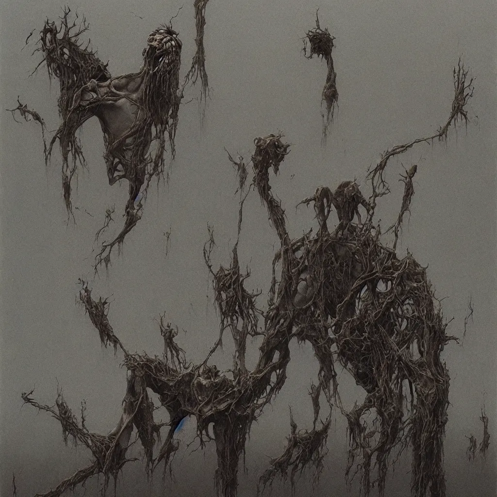 Image similar to death, zdislaw beksinski