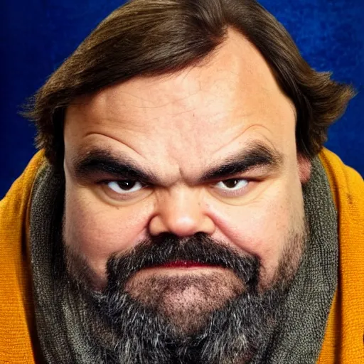 Image similar to jack black as a dwarf