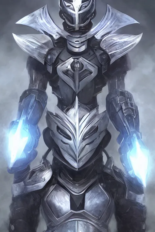 Image similar to helmet armor guardian destiny in witch queen illumination ray tracing hdr fanart arstation by sung choi robot ninja mask and eric pfeiffer and gabriel garza and casper konefal