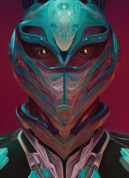 Image similar to symmetry!! portrait of teal alien in the style of horizon zero dawn, machine face, intricate, elegant, highly detailed, digital painting, artstation, concept art, smooth, sharp focus, illustration, art by artgerm and greg rutkowski and alphonse mucha, 8 k