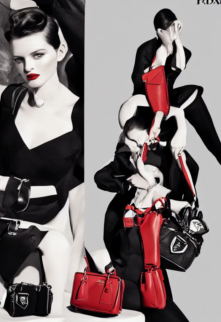 Image similar to Prada advertising campaign