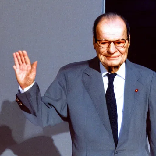 Prompt: Jacques Chirac by Hayao Miyazaki