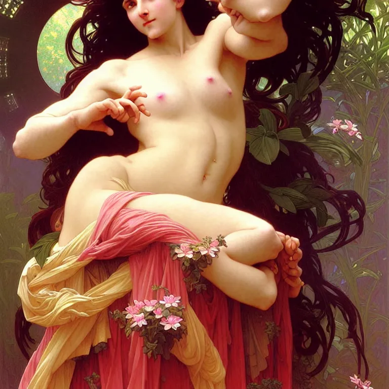 Prompt: epic professional digital art of sweet wonderful goddess, accent lighting, painted, intricate, detailed, cheery, fun, effervescent, sharp focus, illustration, art by artgerm and greg rutkowski and alphonse mucha and william - adolphe bouguereau, epic, stunning, gorgeous, much wow, much detail, cinematic, masterpiece.
