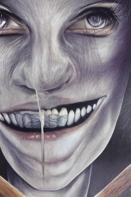 Prompt: dreams light up my life. by junji ito, hyperrealistic photorealism acrylic on canvas