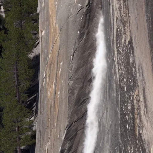 Prompt: el capitan yosemite rock climbing 4 k