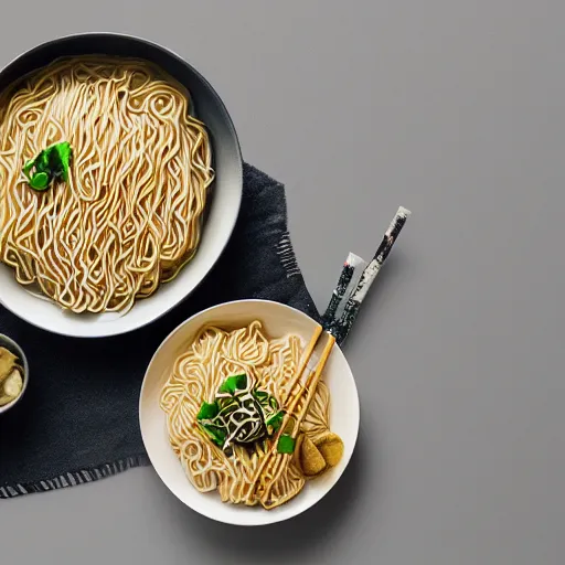 Prompt: photo of a bowl of Yunnan Bridge Noodles, octane render, dynamic lighting