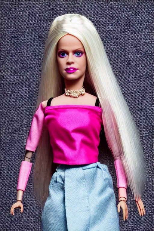 Image similar to genesis p - orridge barbie doll, highly detailed photograph, 8 k