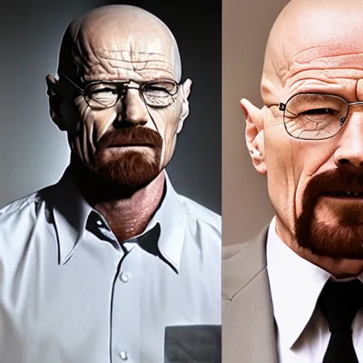 Prompt: Walter White as giga chad