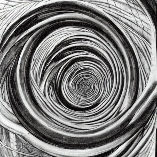 Image similar to spiral, by hr giger