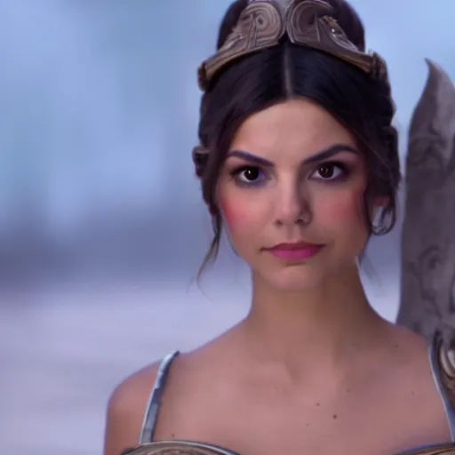 Image similar to victoria justice as princess padme in star wars episode 3, 8 k resolution, cinematic lighting, anatomically correct