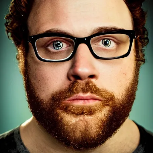 Prompt: a portrait of seth rogan, insanely detailed, epic lighting