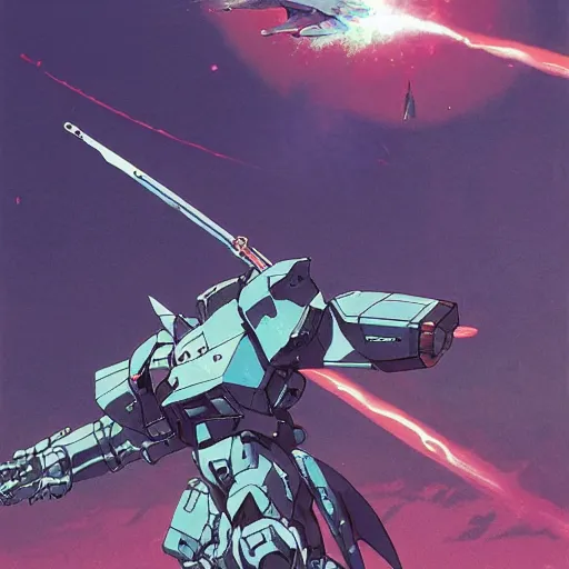Image similar to shark faced gundam, amphibious combat mecha mobile suit stepping onto a beach holding a scifi weapon, over under shot by wayne barlowe, pascal blanche, victo ngai