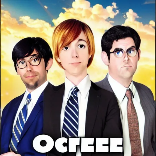 Image similar to Anime movie poster of The Office