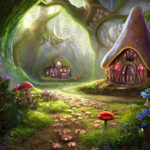 Tiny Fairy Cottage in a Magical Forest 🧚 and quick hello!! : r