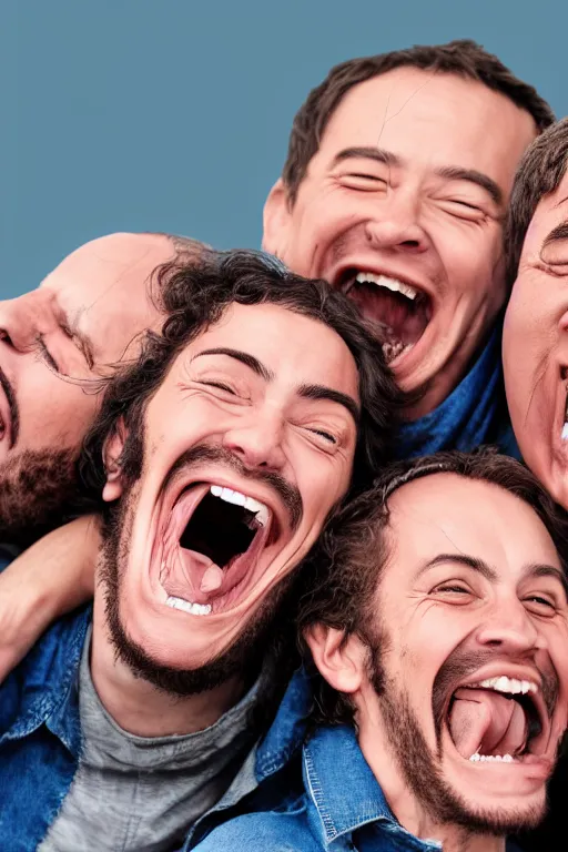 Image similar to realistic image of theyre laugh but no one here, details