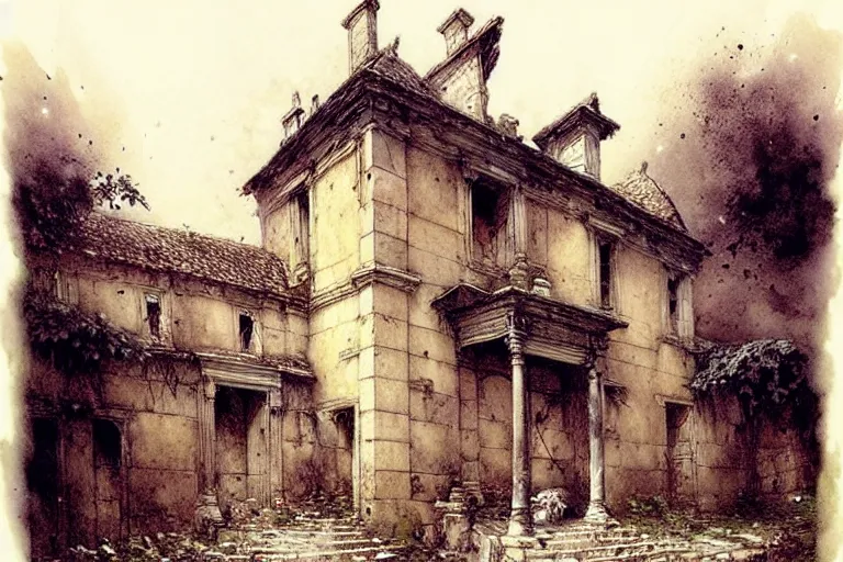 Prompt: (((((a ramshackle palace))))) by Jean-Baptiste Monge!!!!!!!!!!!!!!!!!!!!!!!!!!!