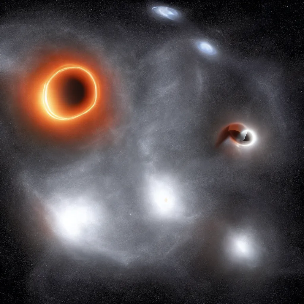 Image similar to black hole in space, nasa photo, variety of imaginations, scientific accuracy,