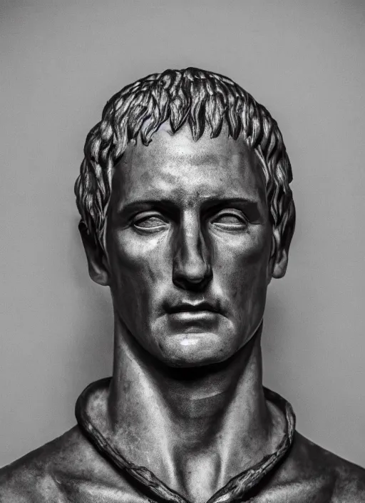 Image similar to a full portrait photo of julius caesar, f / 2 2, 3 5 mm, 2 7 0 0 k, lighting, perfect faces, award winning photography.