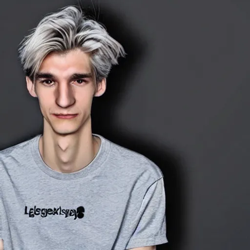 Prompt: Photograph of Félix Lengyel, XQC