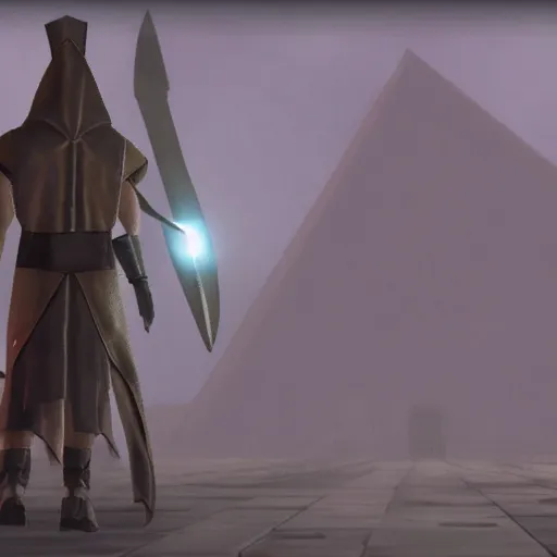 Image similar to Screenshot of Pyramid Head in Super Smash Bros Ultimate