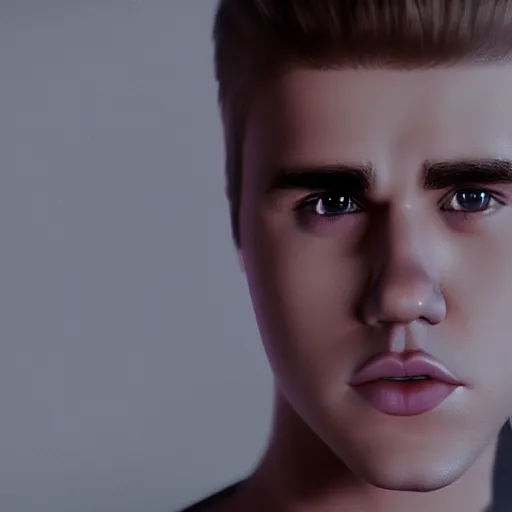 Image similar to hyperrealistic dslr film still of justin bieber, stunning 8 k octane comprehensive 3 d render, inspired by istvan sandorfi & greg rutkowski & unreal engine, perfect symmetry, dim volumetric cinematic lighting, extremely hyper - detailed, incredibly real lifelike attributes & flesh texture, intricate, masterpiece, artstation, stunning