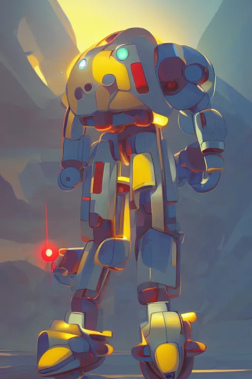 Image similar to metabots medabots medarotto medarot robot minimalist comics, behance hd by jesper ejsing, by rhads, makoto shinkai and lois van baarle, ilya kuvshinov, rossdraws global illumination ray tracing hdr radiating a glowing aura