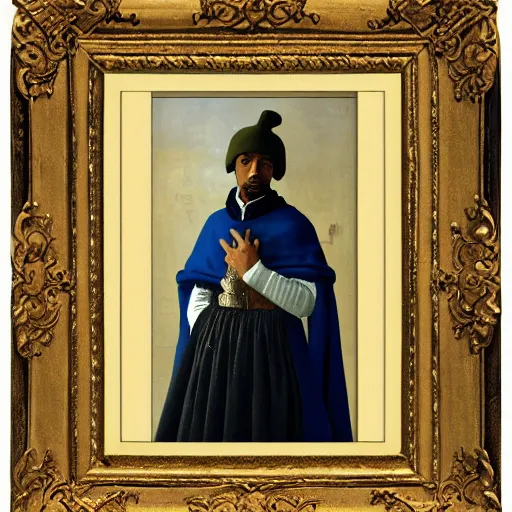 Image similar to a painting of 2 1 savage in knights armor by vermeer