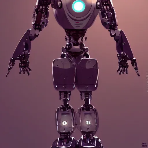 Image similar to robot in jan buragay style artstation, because its irrelevant and not accurate, pinterest, perfect dynamic position, extremely realistic and highly details, bokeh, reduce duplication interference