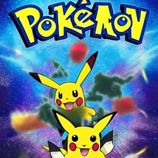 Image similar to pokemon the first movie on weed album cover