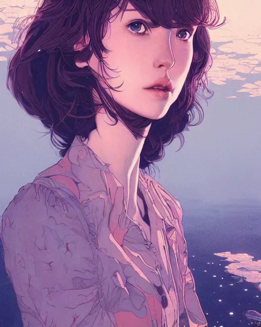 Prompt: a girl, full shot, visible face, ambient lighting, detailed, art by ayami kojima, makoto shinkai, kilian eng