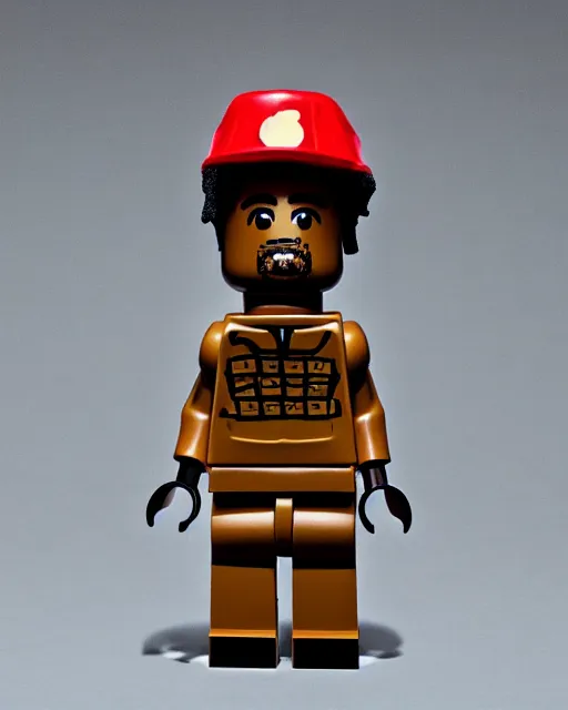 Image similar to Kanye West as a Lego figure