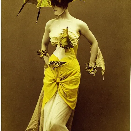 Prompt: elegant woman dressed up as pikachu, art photo by David Hamilton and Alphonse Mucha