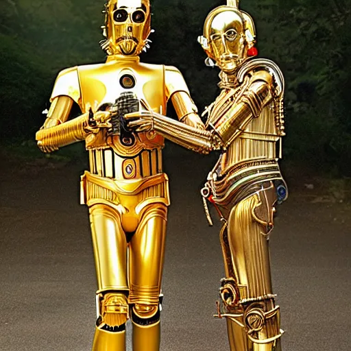 Image similar to c - 3 po as gay