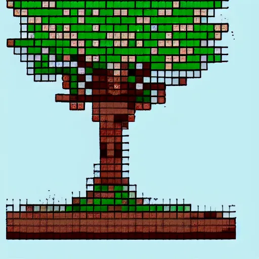 Image similar to pixel art tree for a swamp, game concept art, tree sprite