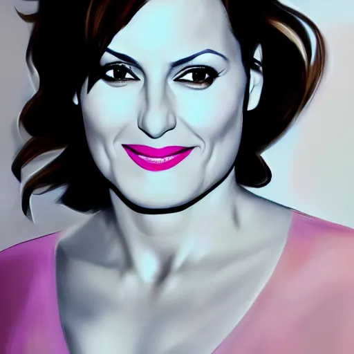 Prompt: mariska hargitay, digital painting, ultradetailed