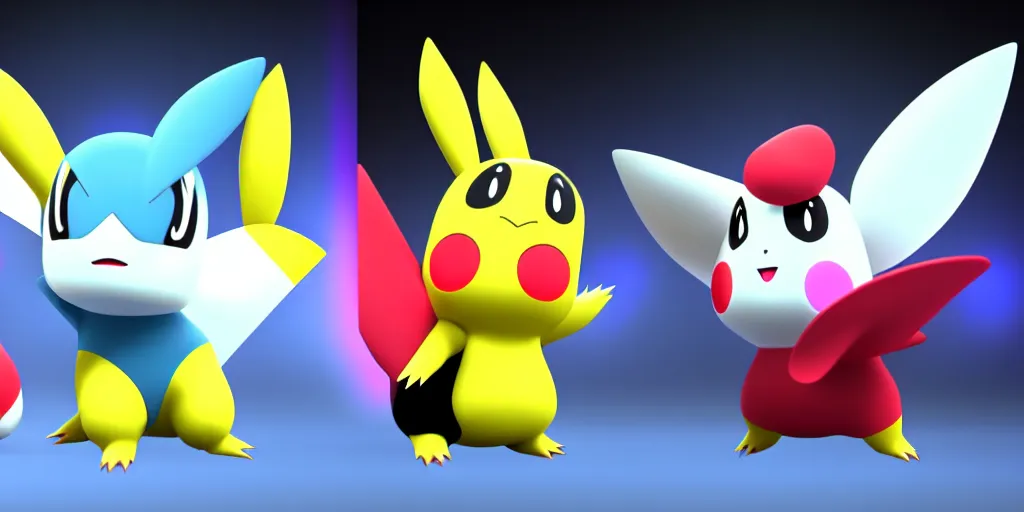 Prompt: asian pokemon, detailed ray tracing render, gtx 3 0 8 0