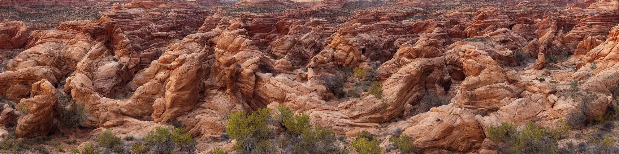 Image similar to panorama view of Golden Cathedral in Neon Canyon, Escalante National Park, Utah, 360*