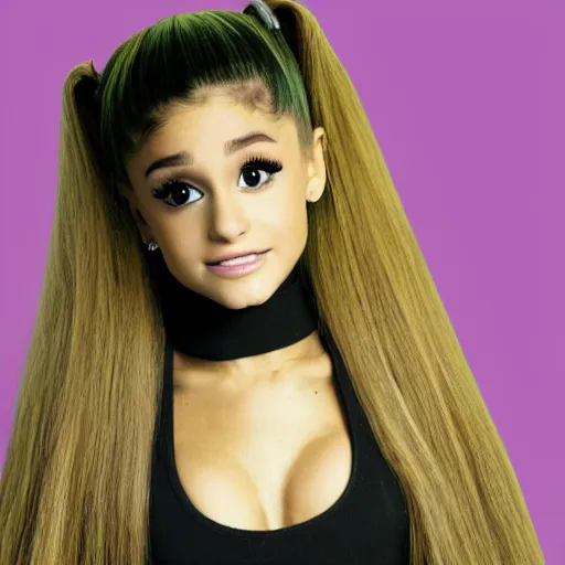 Image similar to ariana grande as a troll doll 4k