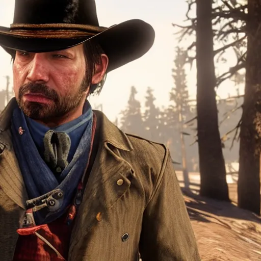 Prompt: Andrew Tate in red dead redemption 2