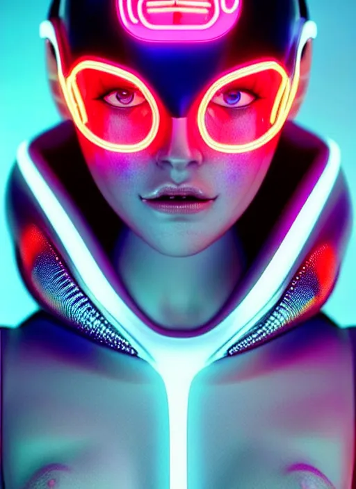 Image similar to a highly detailed long shot photo of sensual female humanoid with freckles cheeks, futurism, cyber neon lighting, detailed futuristic jewelry, futuristic glossy latex suit, profile posing, hyper photorealistic, crispy quality, digital photography, trending in pinterest, cinematic, 4 k ultra hd, art by pascal blanche, art by greg rutkowski, art by artgerm,